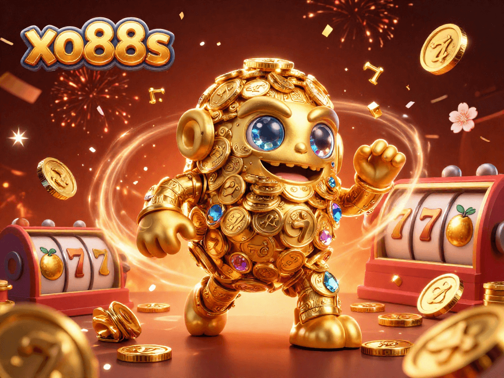 Experience the thrill of xo88s with a vibrant casino scene featuring stunning 3D elements.