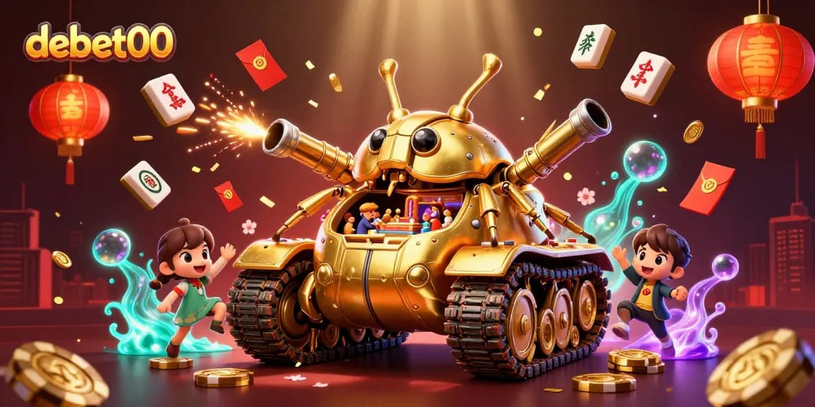 Engage in thrilling games at debet00's vibrant 3D casino experience with dynamic elements.