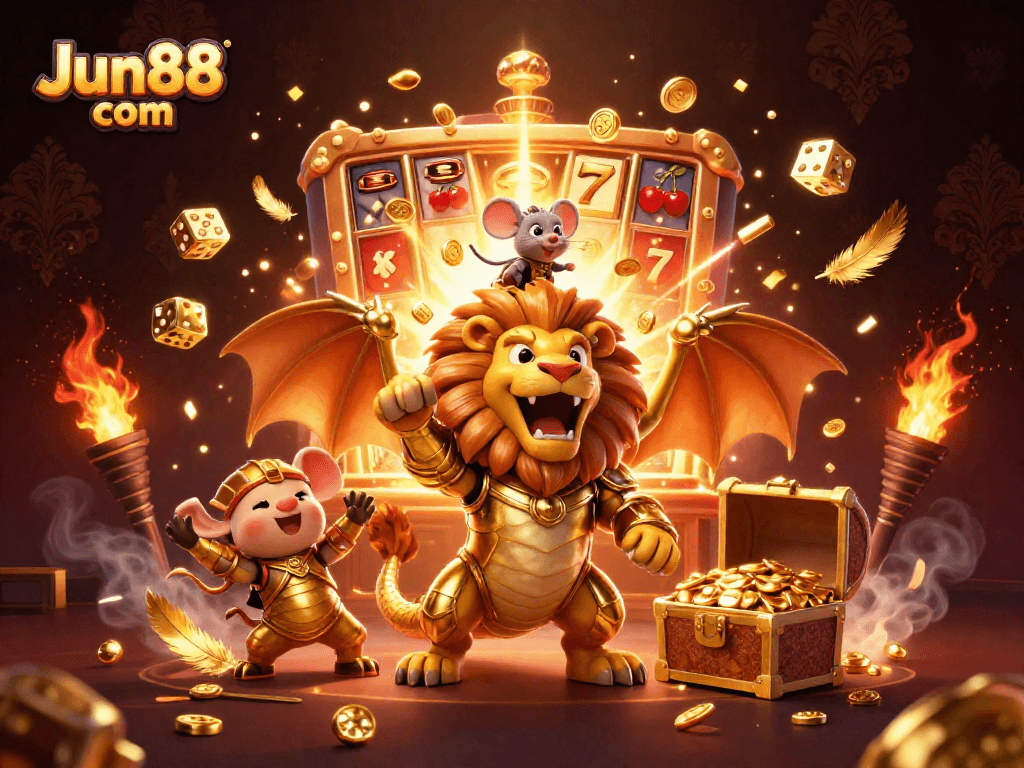 Experience thrilling wins at Jun88 com with a vibrant casino scene of golden jackpots.
