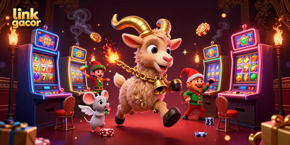 Engage with the thrilling link gacor experience at a festive casino featuring enchanting characters.