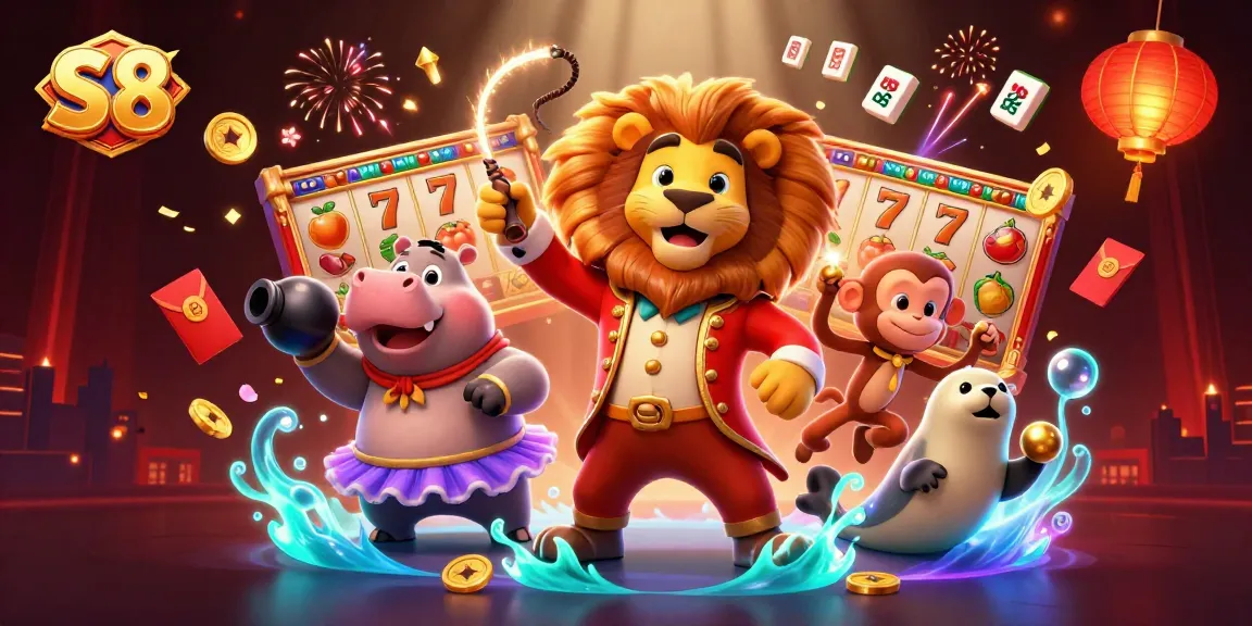 S8's entertaining concept combines vibrant characters and casino elements for interactive gaming fun.
