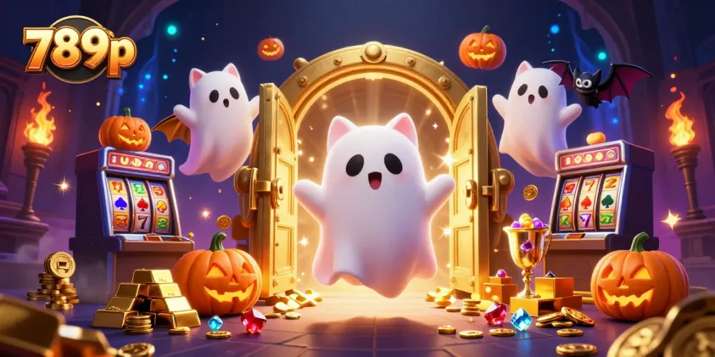 Engage with 789p to discover thrilling jackpots in a vibrant haunted casino setting.