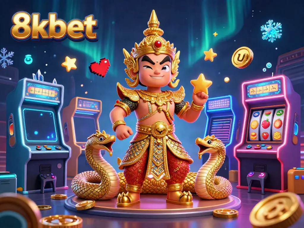 Experience thrilling gameplay at 8xbet with colorful casino elements and vivid characters.