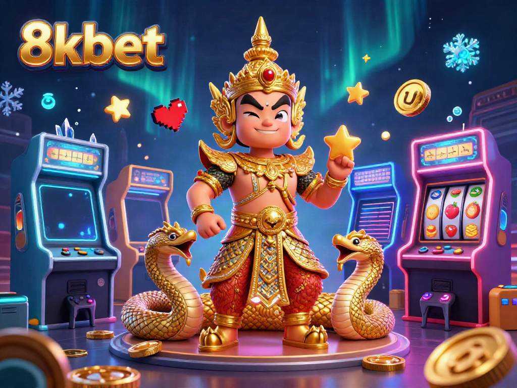 Experience thrilling gameplay at 8xbet with colorful casino elements and vivid characters.