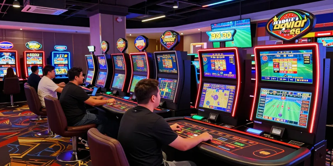 Exciting gaming scene at https://bl555.investments/ showing players in a vibrant online casino atmosphere with dynamic lighting.