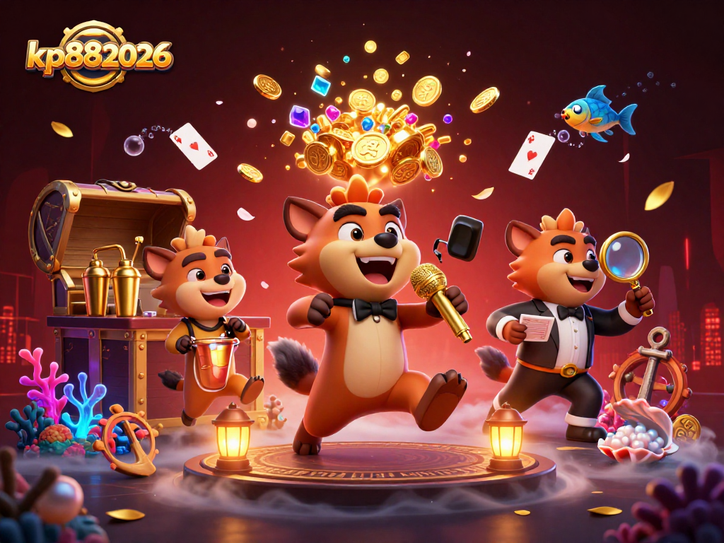 Engage in the vibrant world of kp882026 casino with lively hyenas, as they mix drinks, check IDs, and entertain.