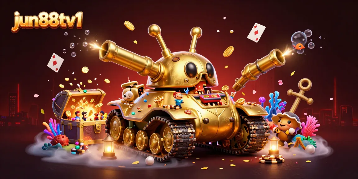 Play exciting games at jun88tv1 inside a unique golden beetle casino tank!