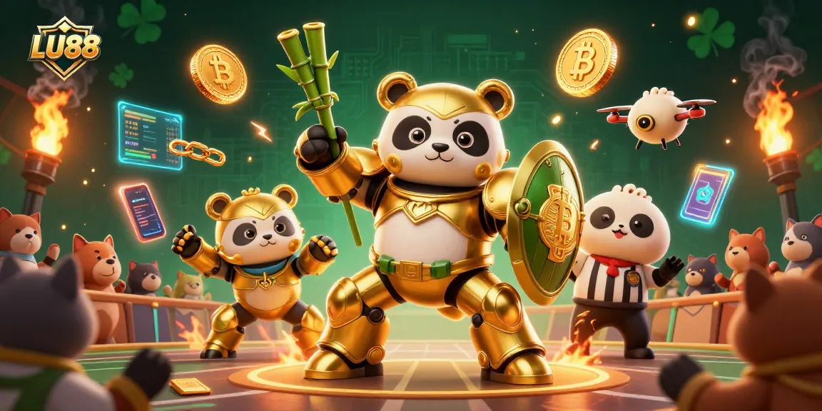 LU88 engages players in exciting gameplay with vibrant 3D casino elements in a dynamic setting.