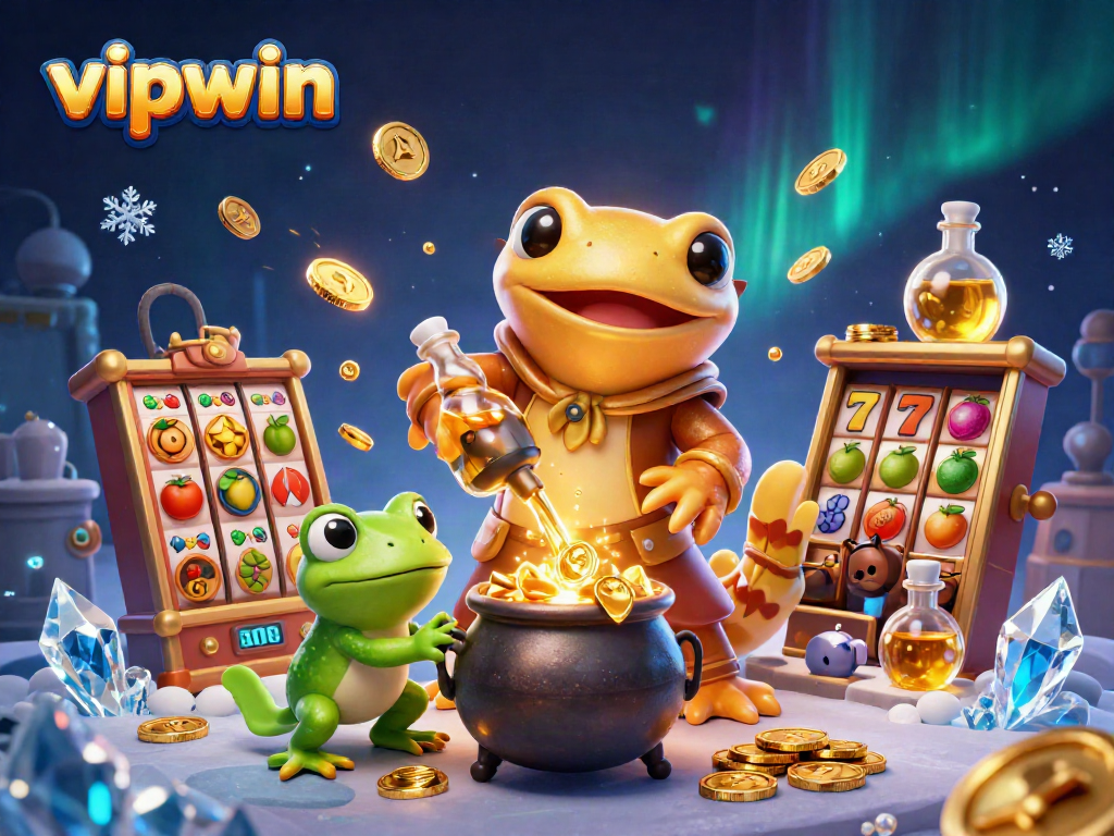 Experience thrilling wins at vipwin with a vibrant digital illustration of the ultimate gaming adventure.