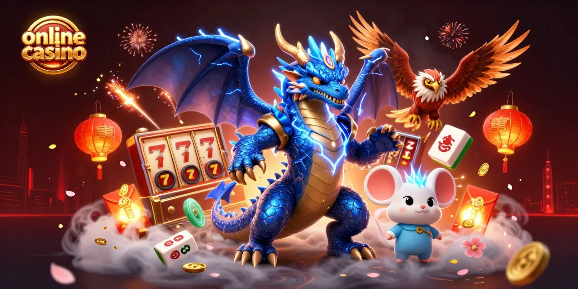 Engage at the online casino with thrilling slot games and lively characters in action.