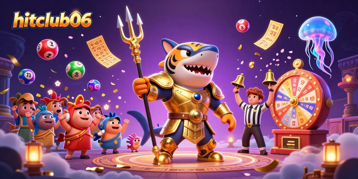 Experience the thrill of winning with hitclub06 in a vibrant underwater game scene.