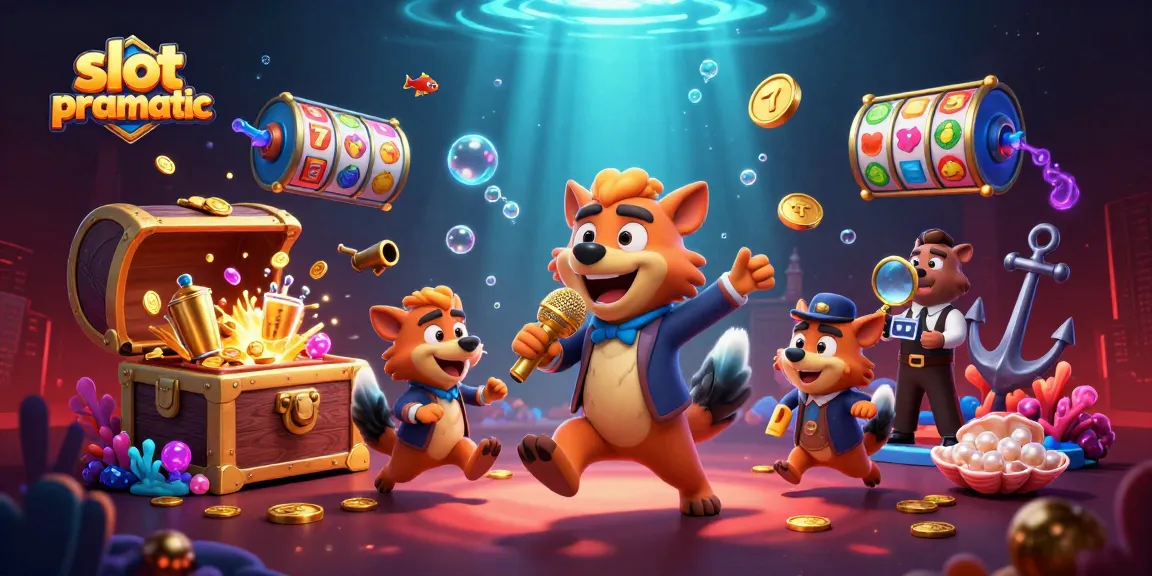 Menggandakan pengalaman bermain slot pragmatic dengan tiga hyena lucu dalam ilustrasi kasino 3D yang penuh aksi.