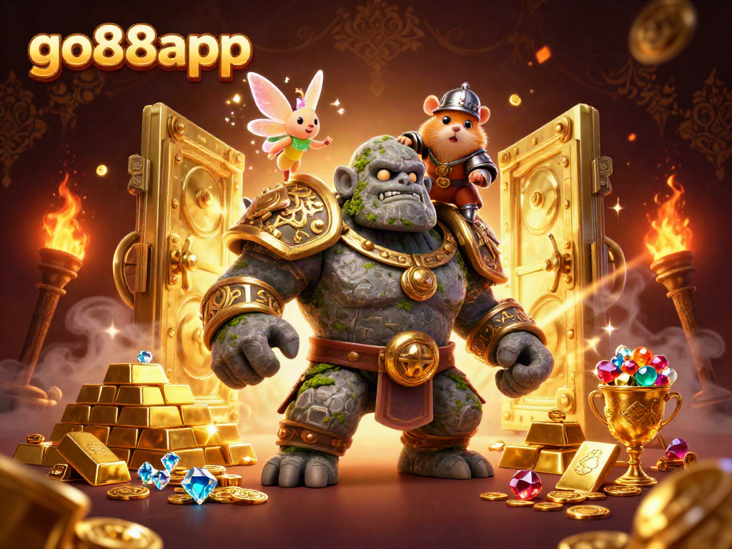 Join the fantasy with go88app's enchanting characters in a magical casino adventure.