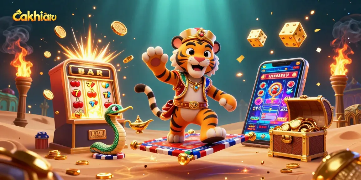 Win big with slot machines and enjoy cakhiatv's streaming of live casino adventures and games.