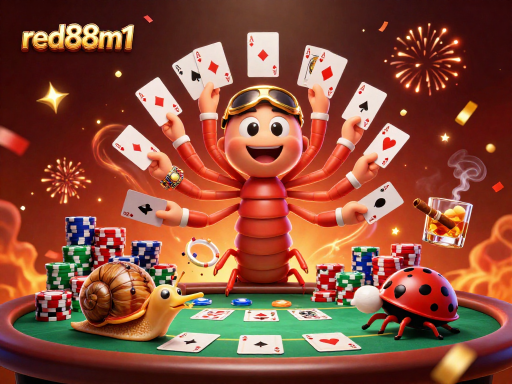 Engage in exciting gaming action at red88m1 with lively characters and thrilling poker elements.