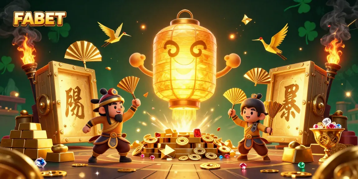FABET captures the excitement of gaming with vibrant characters and dynamic casino elements.