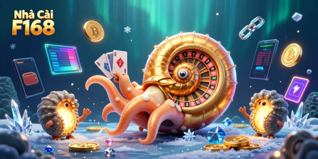 Embrace the thrilling world of Nhà cái F168 with a vibrant 3D casino adventure.