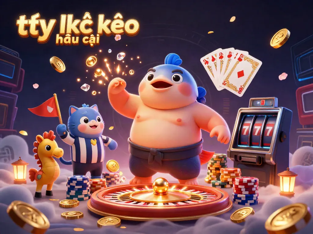 Engage with tỷ lệ kèo nhà cái through a dynamic underwater betting scene with a fugu, referee catfish, and sparkling coins.