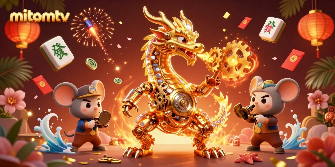 Catch exciting gameplay on mitomtv featuring a dynamic dragon and engaging casino elements.