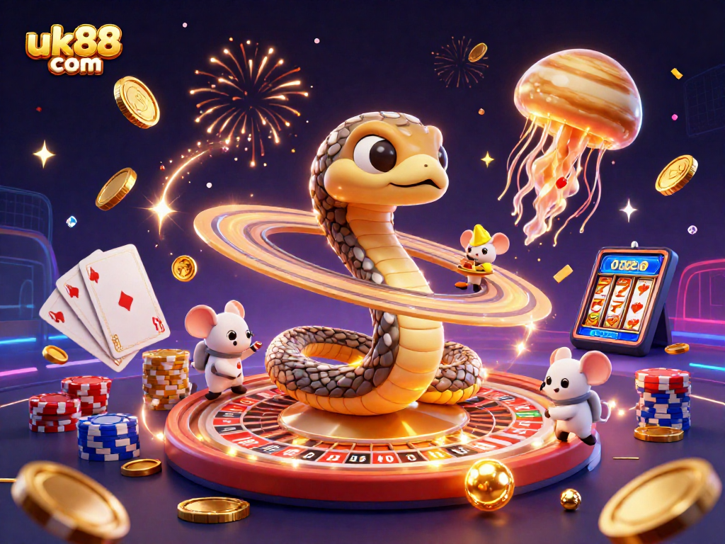 Experience vibrant gaming at uk88 com with cosmic themes and rich casino elements.