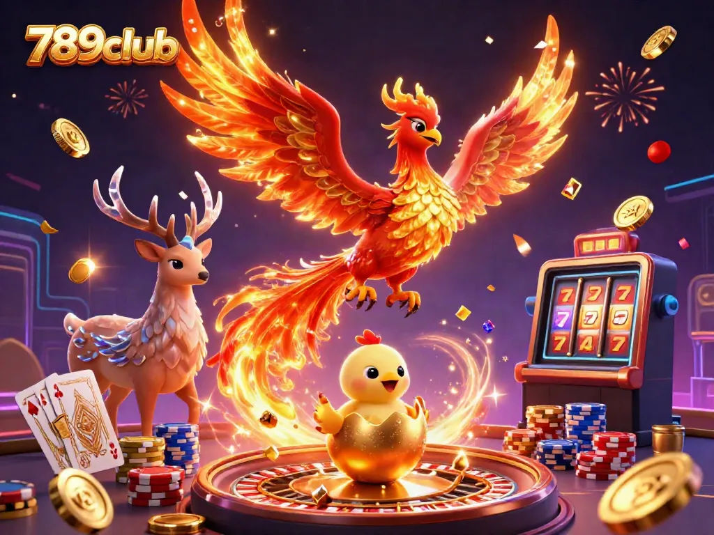 Experience the excitement of 789club with a vibrant illustration of gaming adventures and thrilling wins.