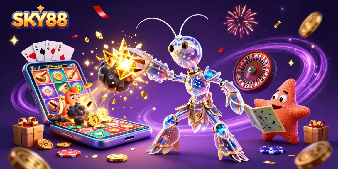 Engage in exciting gaming with SKY88, featuring vibrant slots and dynamic casino action.
