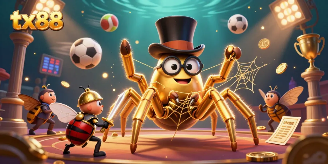 Engage in thrilling games at tx88, where golden spiders spin webs of fortune around exciting sports betting!