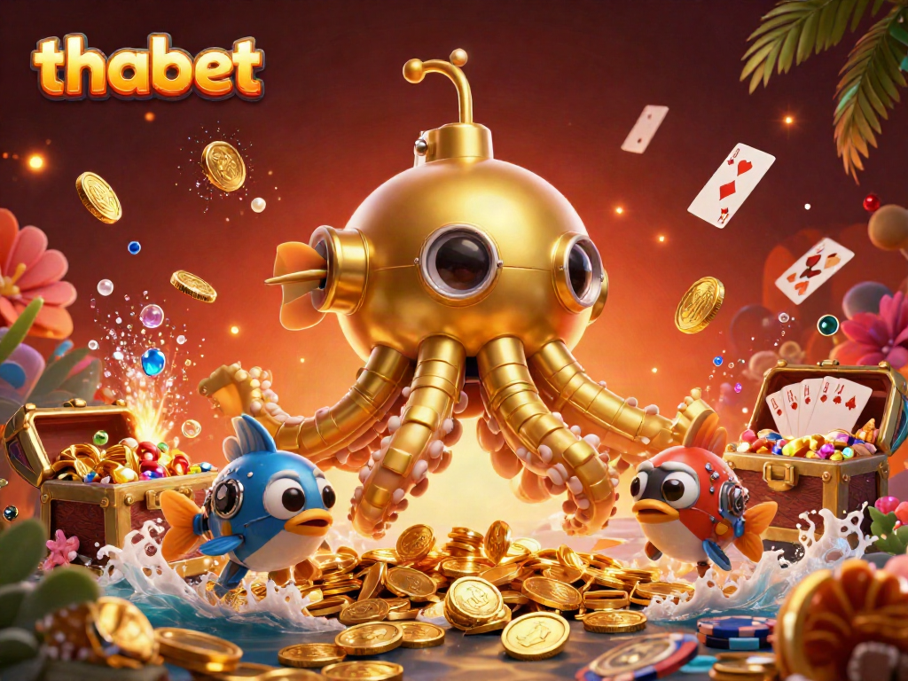 Experience thabet's online casino excitement with vibrant underwater adventure and rich slot elements.