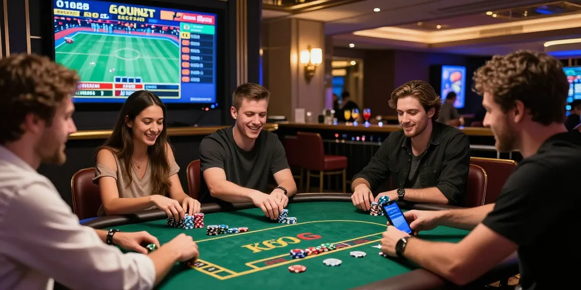 Experience high-stakes gaming at https://ko66vn.site/ with friends in a vibrant casino environment.