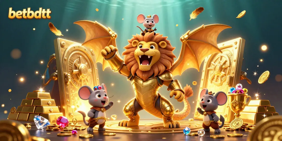 Experience the thrilling action of betbdtt in this vibrant casino illustration!