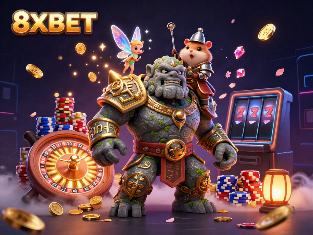 Experience thrilling gameplay with 8XBET featuring magical characters and dynamic casino elements.