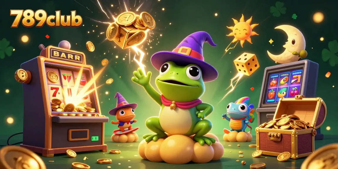 Win big with 789club in a vibrant casino scene filled with gold coins and exciting games.