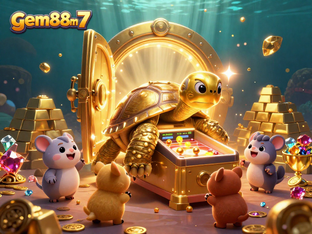 Experience the excitement at gem88m7 with colorful characters and vibrant casino elements.
