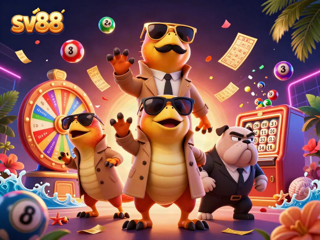 Experience thrilling gaming at sv88 with imaginative 3D characters and dynamic casino elements.