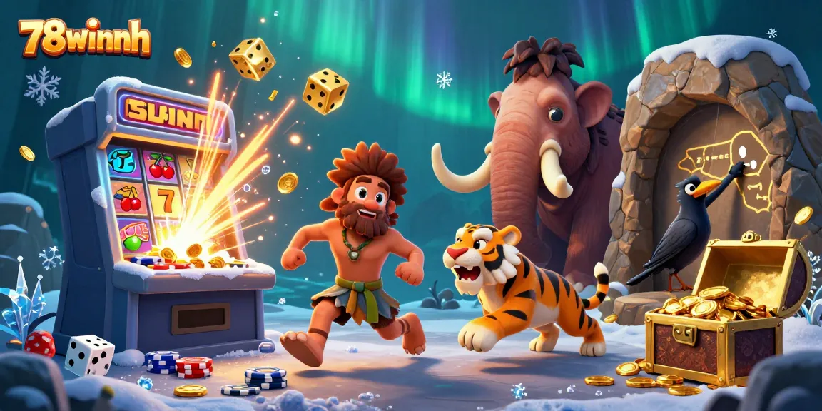 Play exciting games at the 78winnh casino with fun cavemen and treasure.