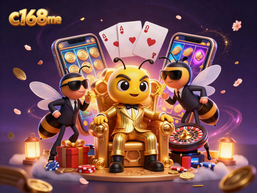 Experience the thrill of c168me with dynamic casino game elements and charming characters.