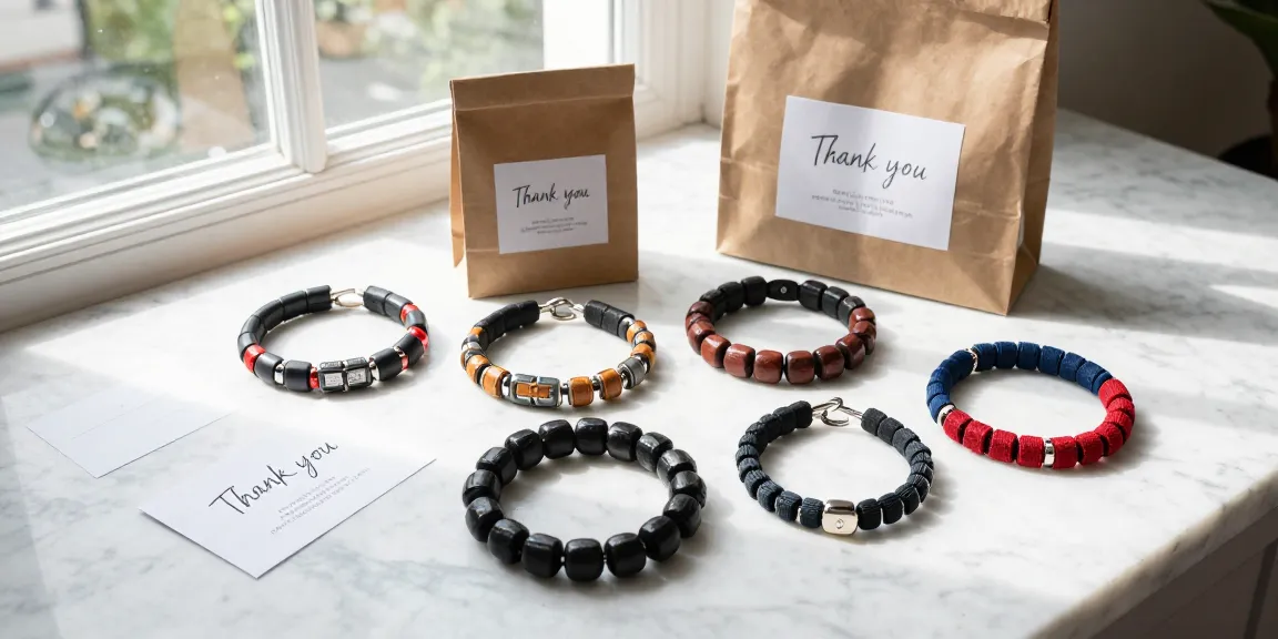 Online winkelen ervaring met unieke armband heren touw, perfect voor e-commerce productvergelijkingen.