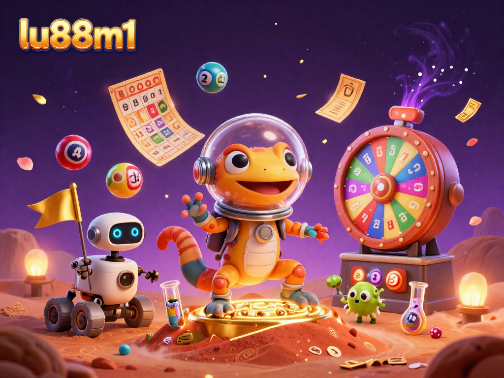 Experience the excitement of lu88m1 as a Martian gecko discovers a hidden golden casino.