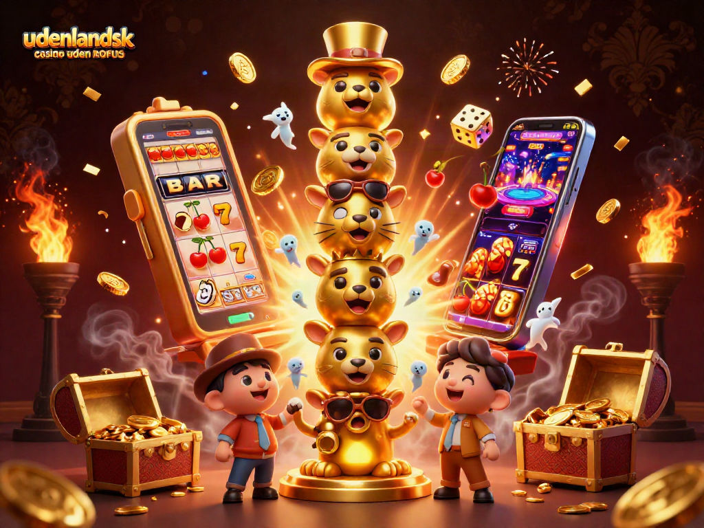 Engage with the best udenlandsk casino uden ROFUS featuring vibrant 3D graphics and casino excitement.