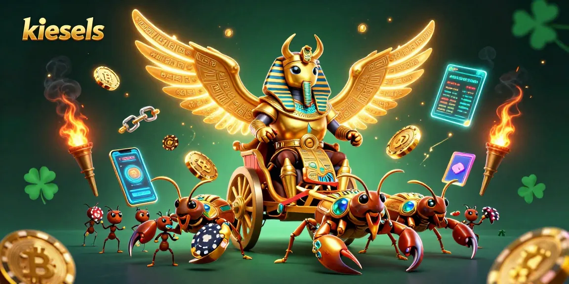 Conquer the game with kiesels' unique approach and vibrant visuals in this 3D illustration.
