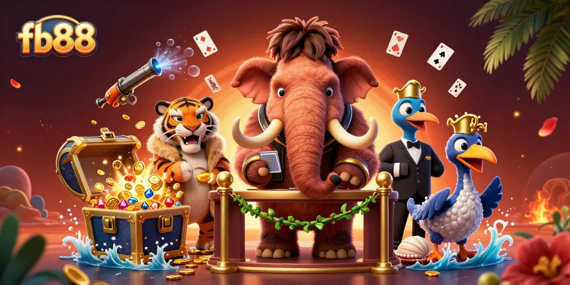 Experience the lively atmosphere of fb88 casino, featuring whimsical characters and vibrant gameplay elements.