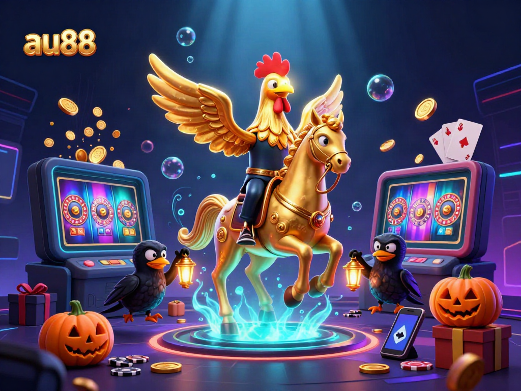 Experience the thrill of au88 with golden rooster gaming in a vibrant casino scene filled with excitement.