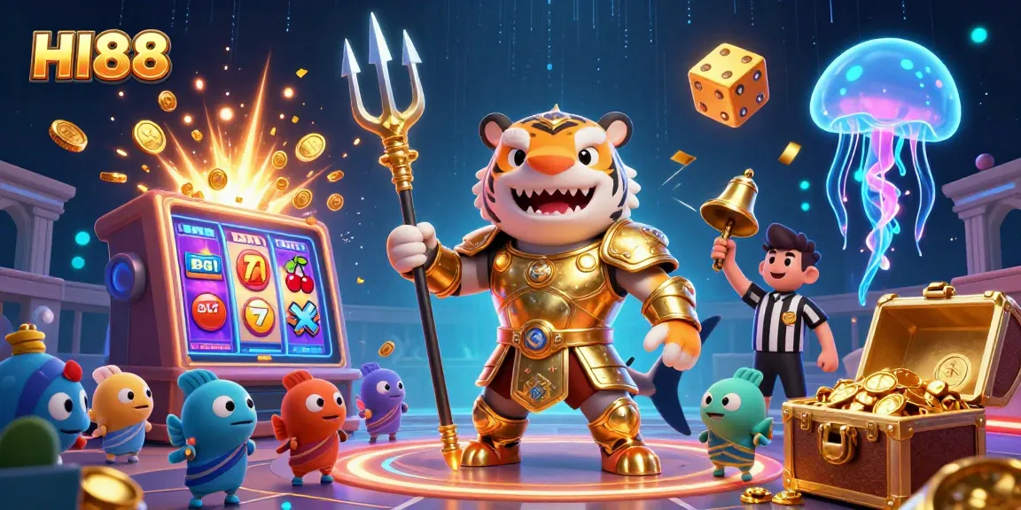 Spin the reels with HI88 and experience an electrifying underwater casino adventure.