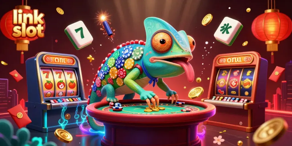 Mengoptimalkan link slot dalam permainan kasino yang dinamis dengan simbol keberuntungan dan pemain penuh semangat.