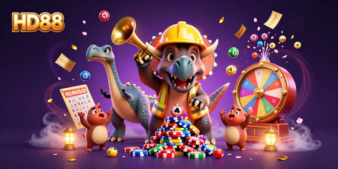 Experience the excitement at HD88 with animated fun and vibrant gambling elements.