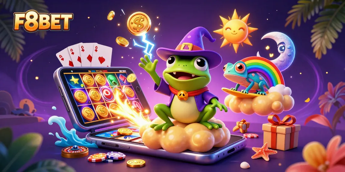 Spin slots and win golden coins with F8BET in an enchanting casino world of excitement.