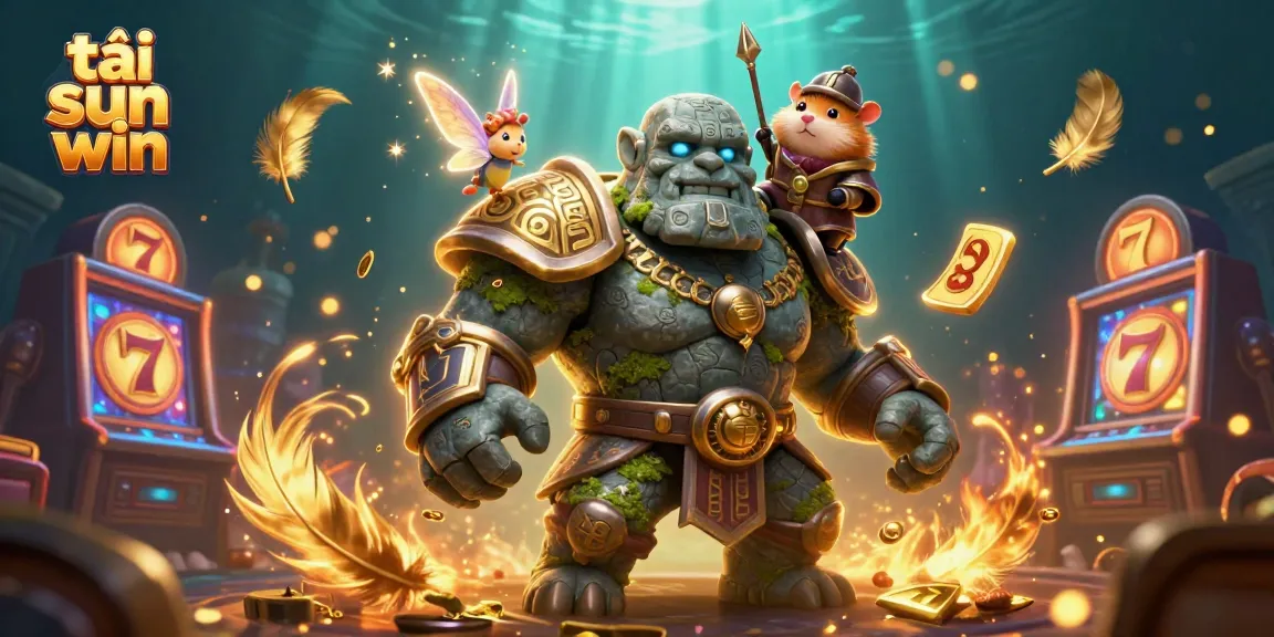 Experience excitement with tải sun win in this vibrant 3D casino scene featuring dynamic characters and game elements.