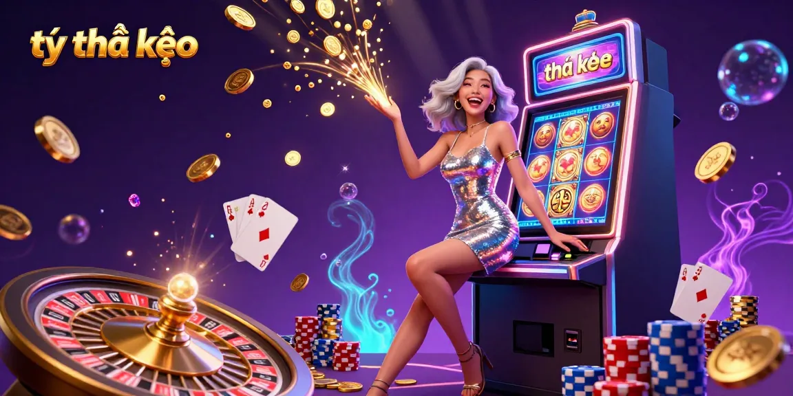 Experience thrilling tỷ lệ kèo with exciting gameplay as coins cascade and winnings soar in a vibrant casino scene.