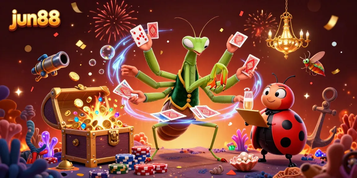 Win big at jun88 casino with thrilling games featuring vibrant characters and sparkling treasures.