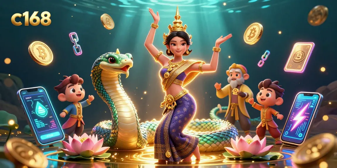 Experience exciting gambling at c168, showcasing rich casino elements with vibrant Thai culture.